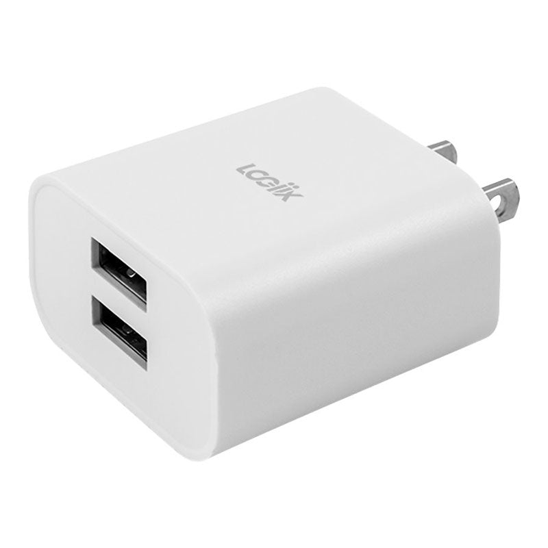 LOGiiX Power Cube Classic Duo 12 Watt USB Power Adapter