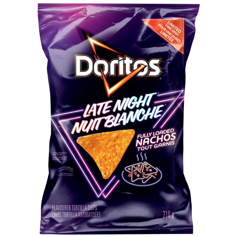 Doritos Tortilla Chips - Late Night Fully Loaded Nachos - 210g