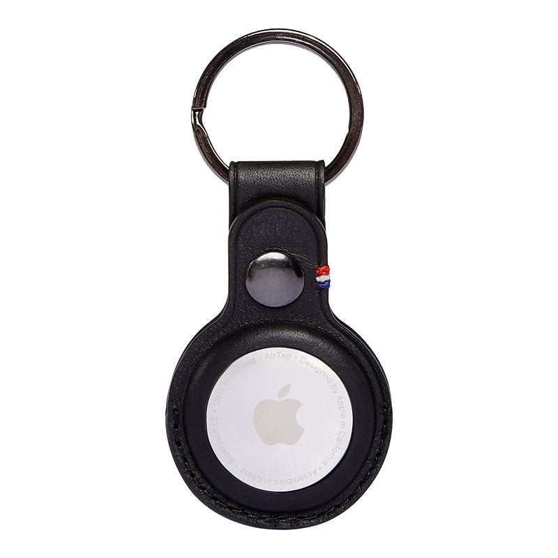 Decoded AirTag Leather Key Chain