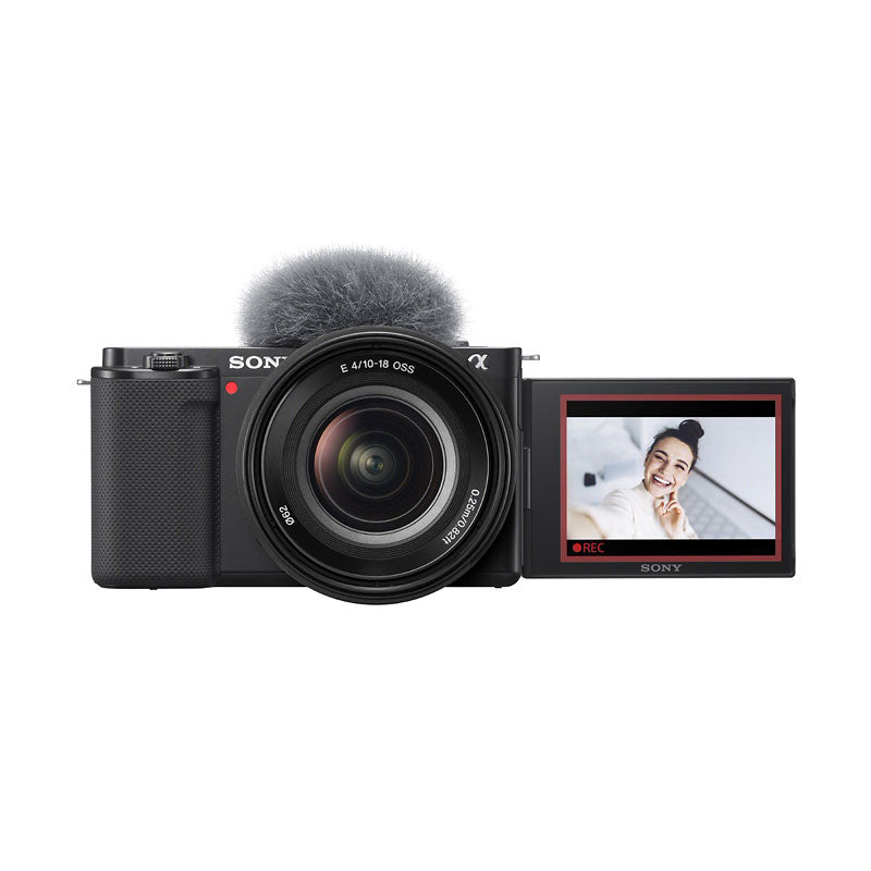 Sony Alpha ZV-E10 Interchangeable Lens Mirrorless Vlog Camera with 16-50mm Lens