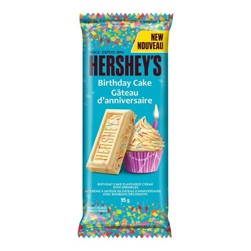 HERSHEY'S Birthday Cake Candy Bar - 95g