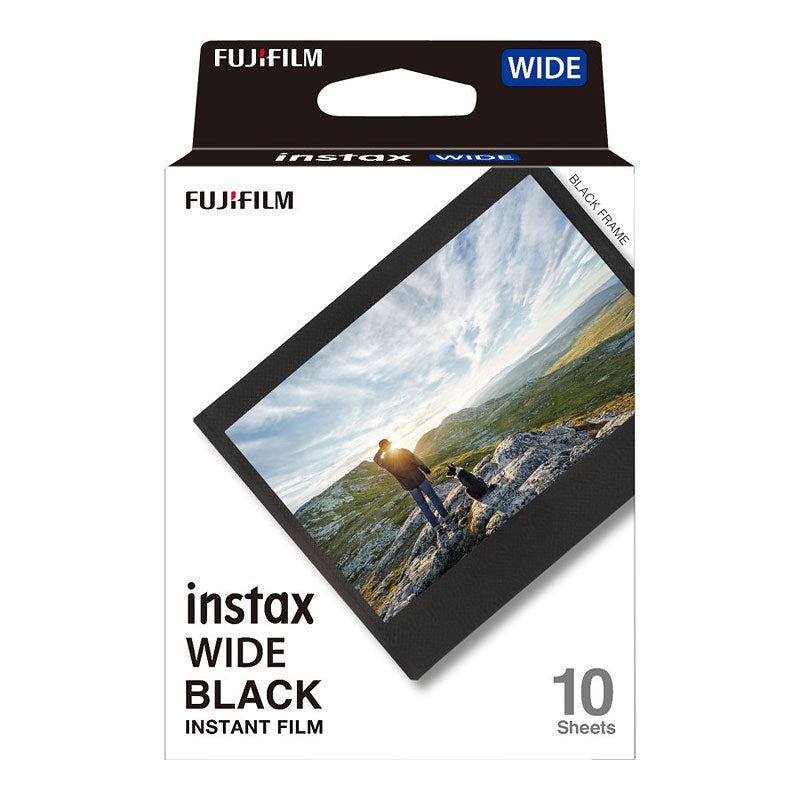 Fujifilm instax WIDE Instant Film - Black - 10's