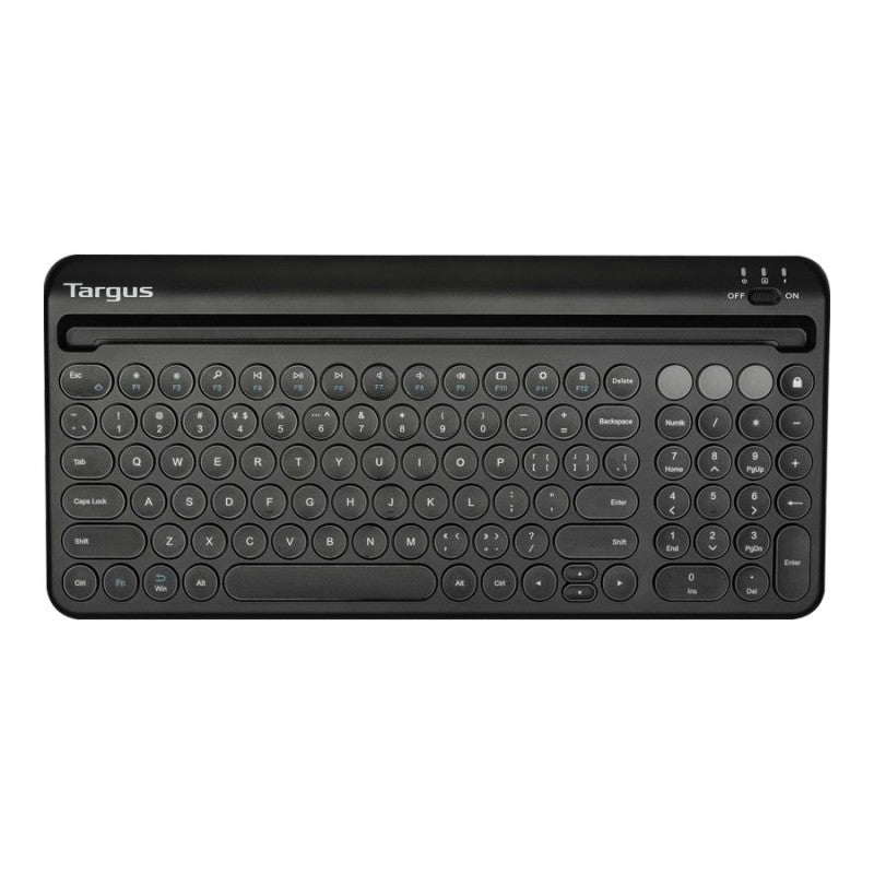 Targus Antimicrobial Multi-Device Bluetooth Keyboard - Black - AKB867US - Open Box or Display Models Only