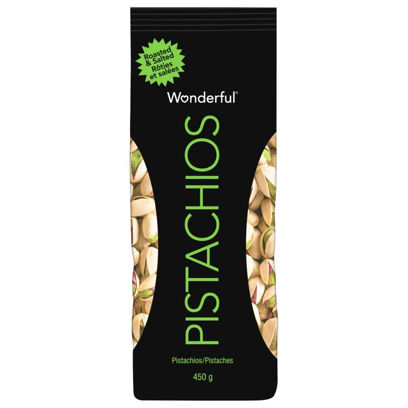 Wonderful Pistachios in Shell - Roasted & Salted - 450g