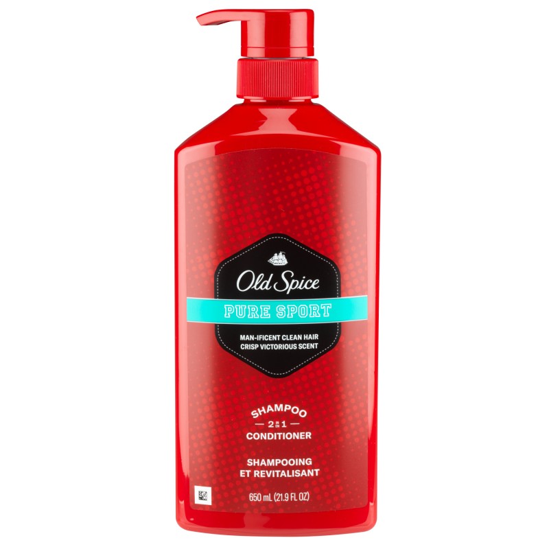 Old Spice Pure Sport 2-in-1 Shampoo / Conditioner - 650ml