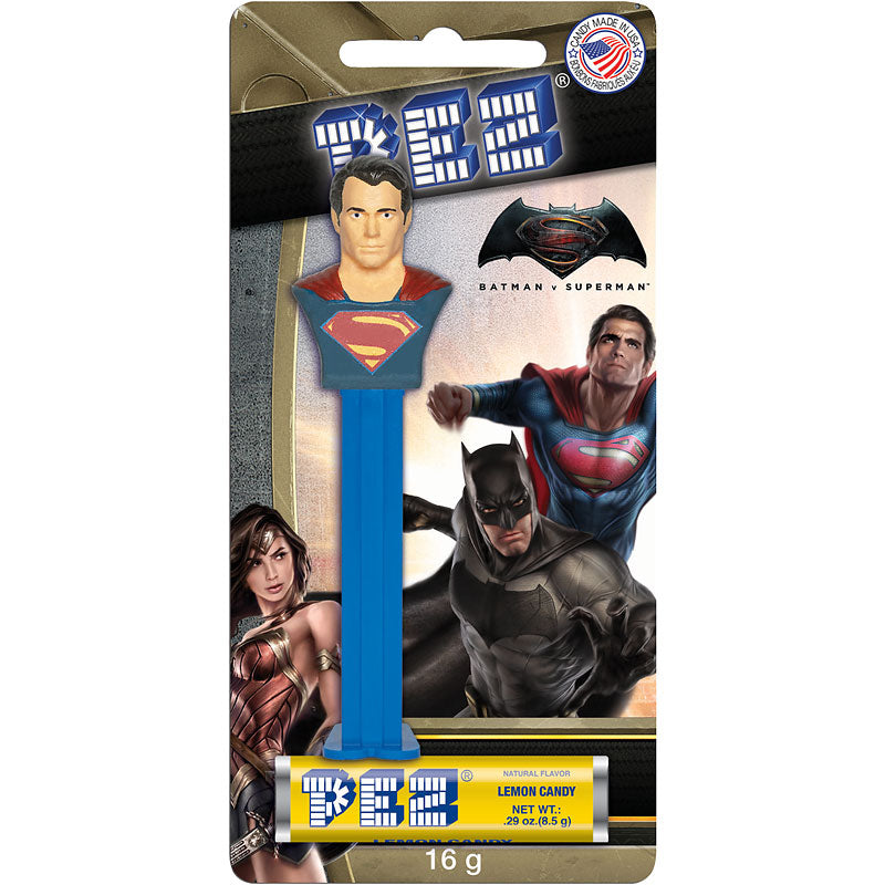 Pez Batman vs. Superman Dispenser - Assorted - 16.4g