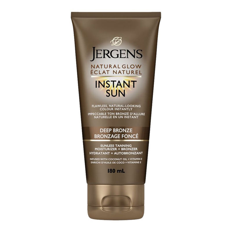 Jergens Natural Glow Instant Sun Sunless Tanning Moisturizer and Bronzer