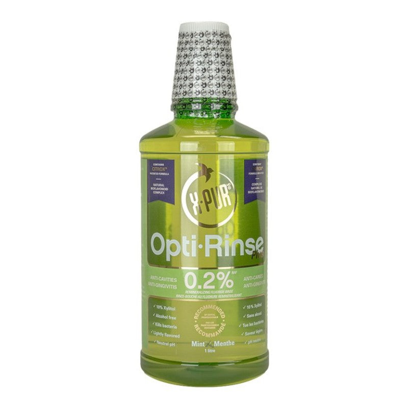 X-PUR Opti-Rinse Mouthwash - Mint - 1L