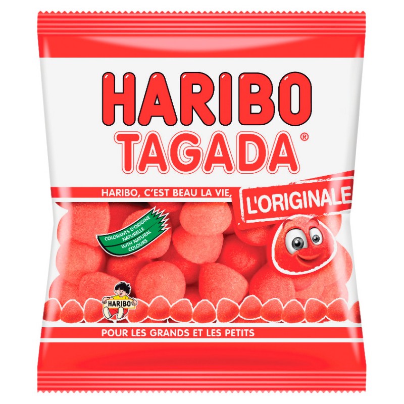 Haribo Tagada Gummies - Strawberry - 120g