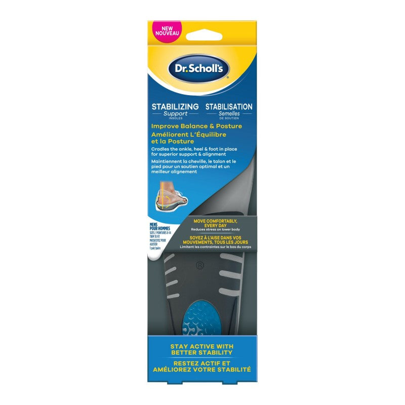 Dr. Scholl's Stabilizing Support Insoles - Men's - Sizes 8-14