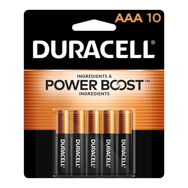 Duracell Coppertop AAA Alkaline Batteries - 10 pack