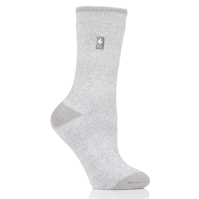 Heat Holders Women's Lite Twist Crew Socks - Grey