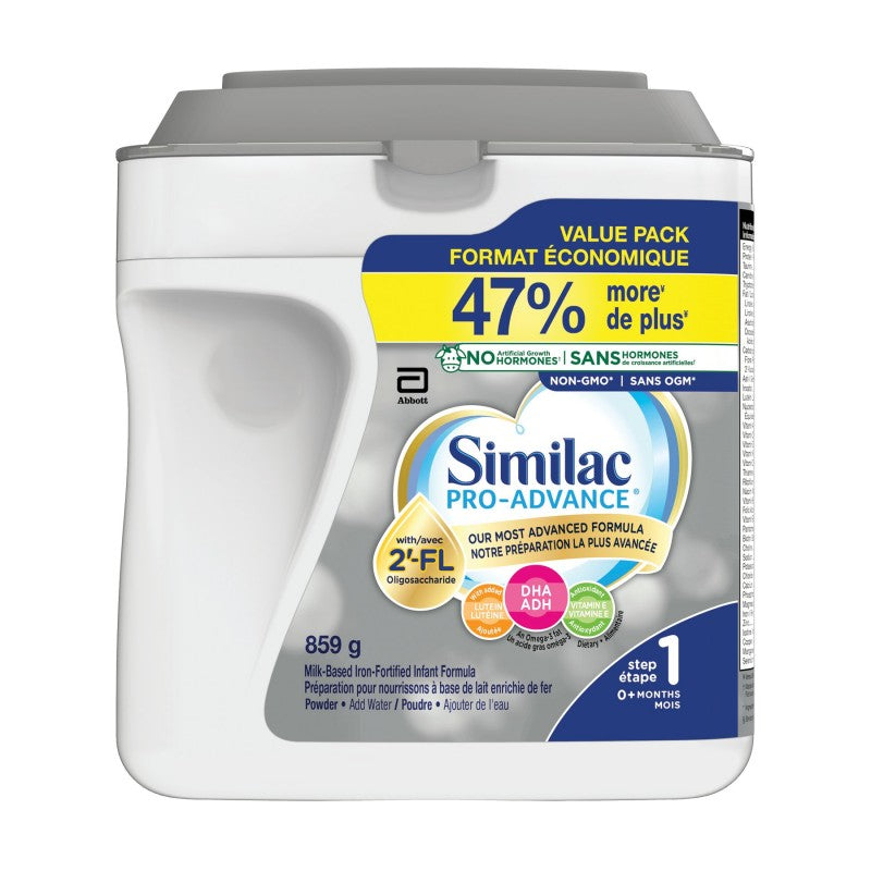 Similac Pro-Advance Step 1 Baby Formula Baby Food Powder - 859g