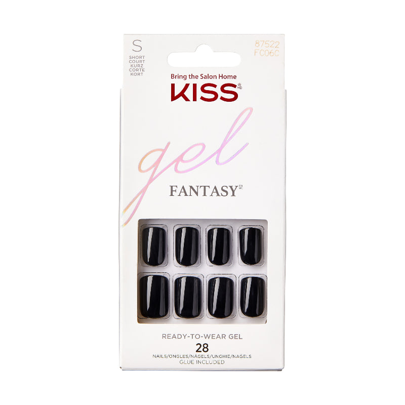 Kiss gel FANTASY False Nails Kit - Short - No Regret - 28s