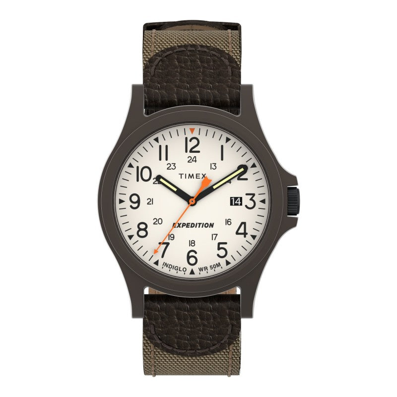 Timex Expedition Acadia Wristwatch - Brown/Natural - TW4B237009J