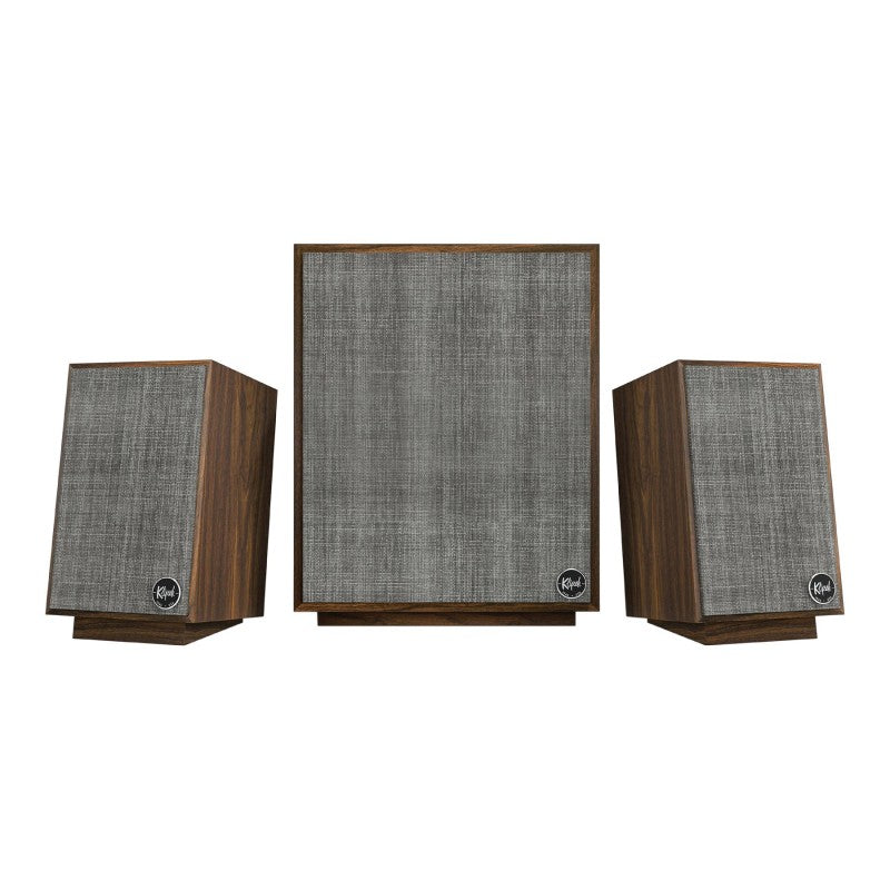 Klipsch ProMedia Heritage 2.1-ch Speaker System with Wireless Subwoofer - Walnut - PROMEDIAH21W - Open Box or Display Models Only