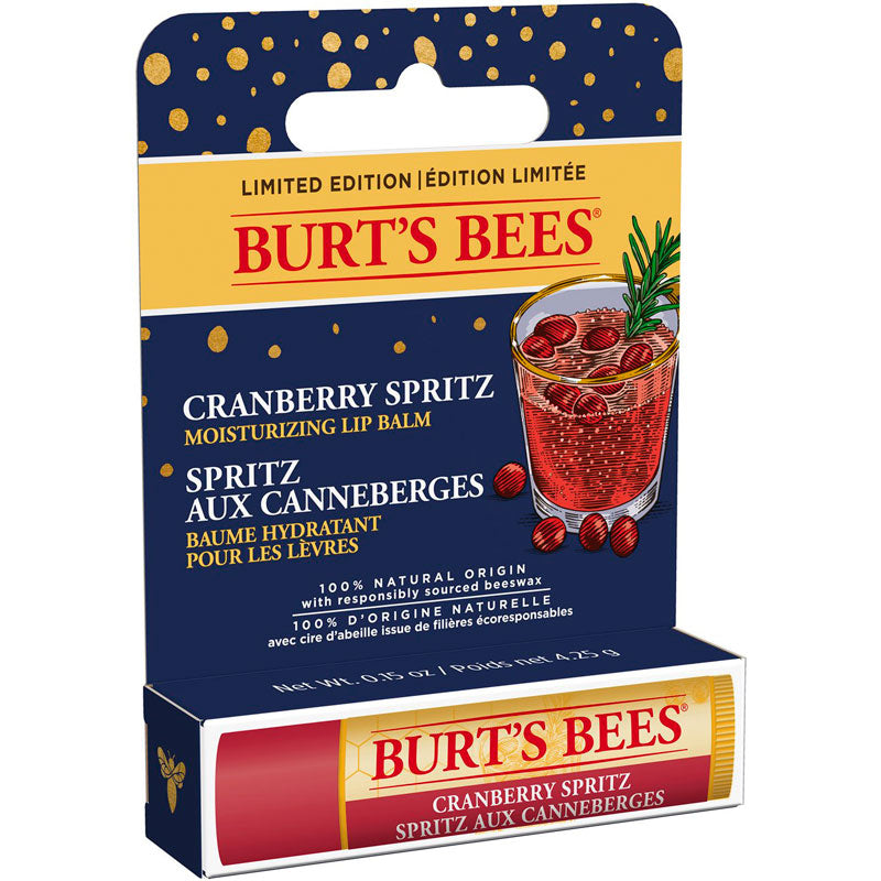 Burt's Bees Limited Edition Moisturizing Lip Balm - Cranberry Spritz
