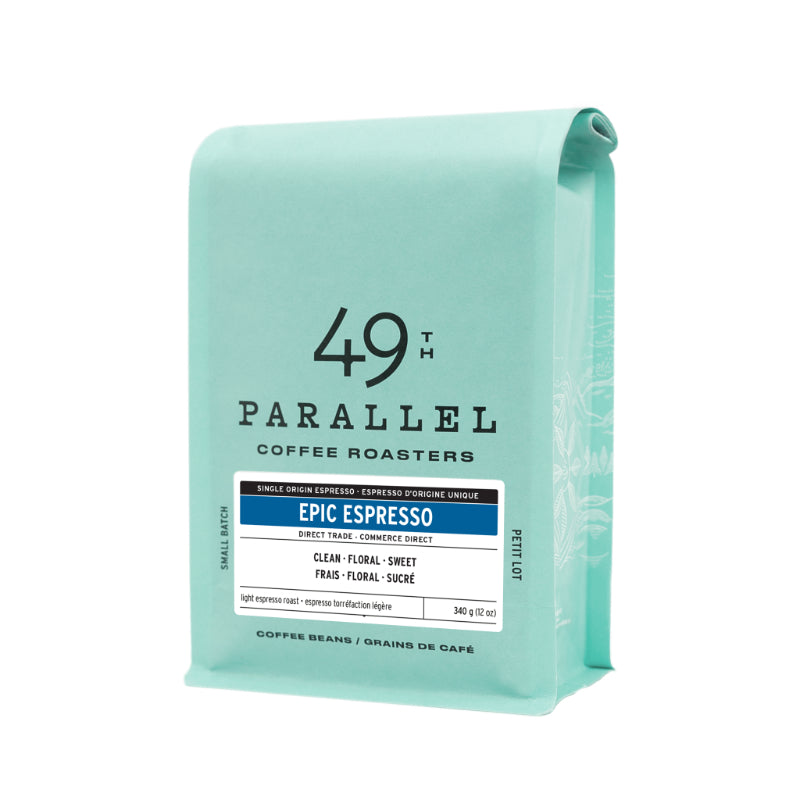 49th Parallel Coffee Roasters Epic Espresso Coffee Beans - 340g