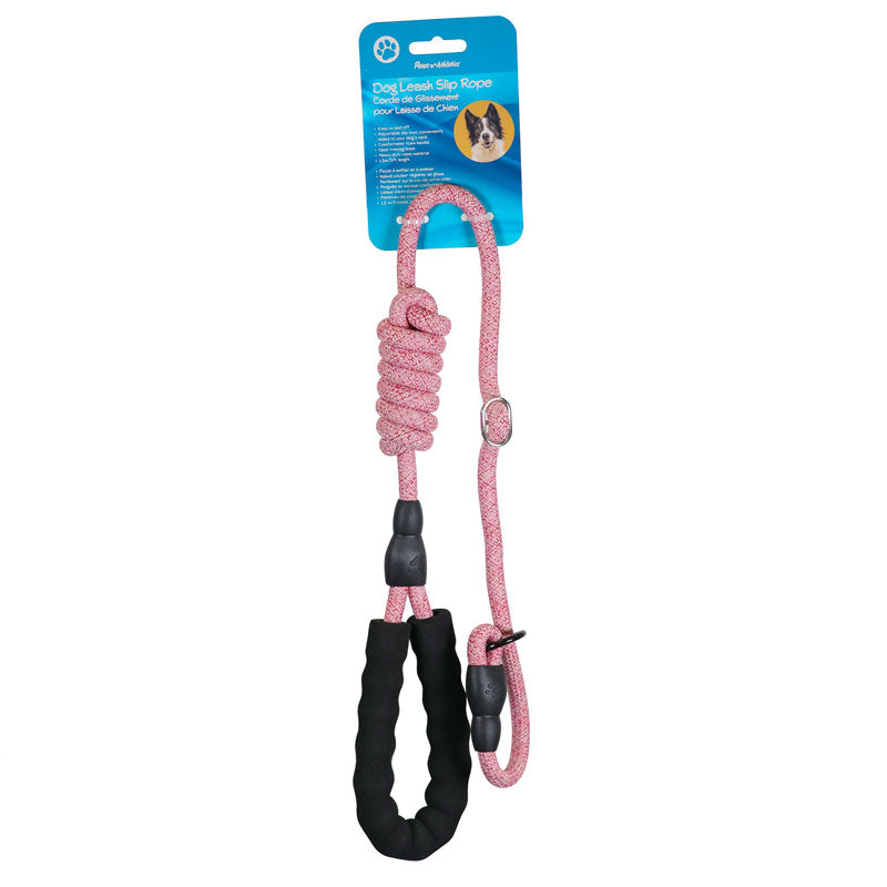 Paws Athletics Dog Leash Slip Rope - Pink