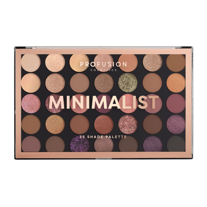 Profusion Cosmetics Shadow Palette - Minimalist - 35 colors