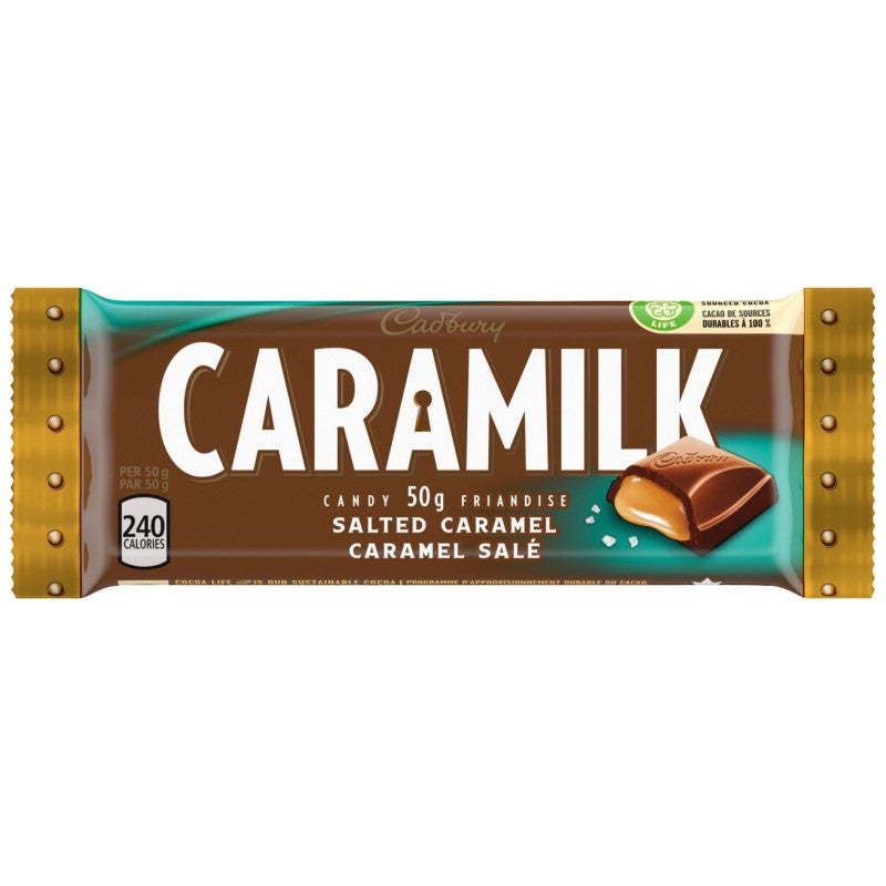 Cadbury Caramilk Chocolate Bar - Salted Caramel - 50g