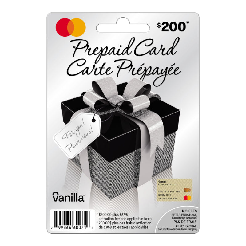 Vanilla Mastercard Gift Card - $200