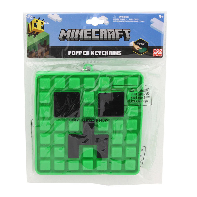 Minecraft Fidget Popper Keychain