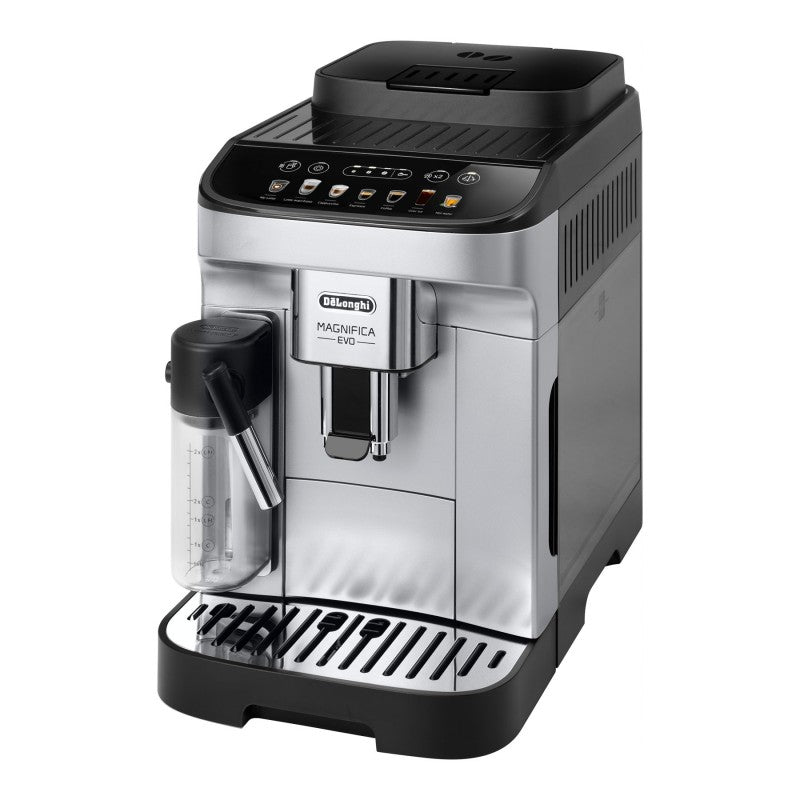 De'Longhi Magnifica Evo Automatic Coffee Machine with Milk Frother - Silver - ECAM29084SB