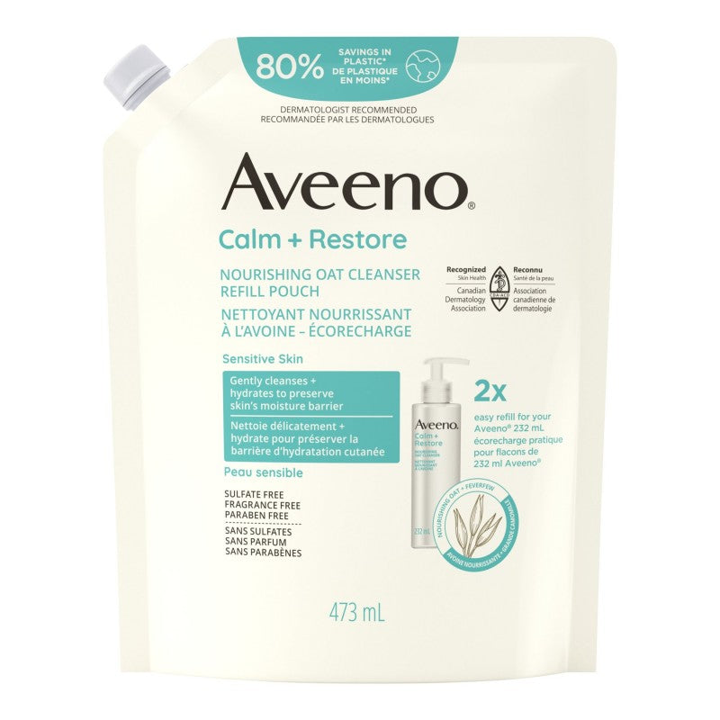 Aveeno Calm + Restore Oat Cleanser - 473ml