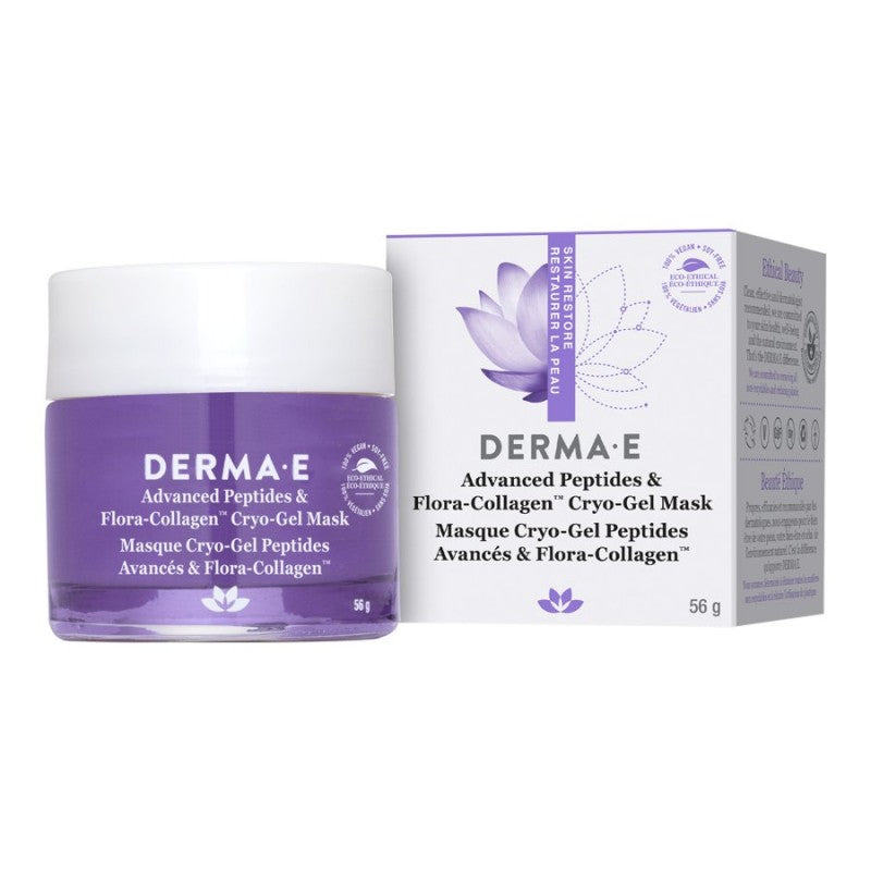 DERMA E Advanced Peptides & Flora-Collagen Cryo-Gel Mask - 56g