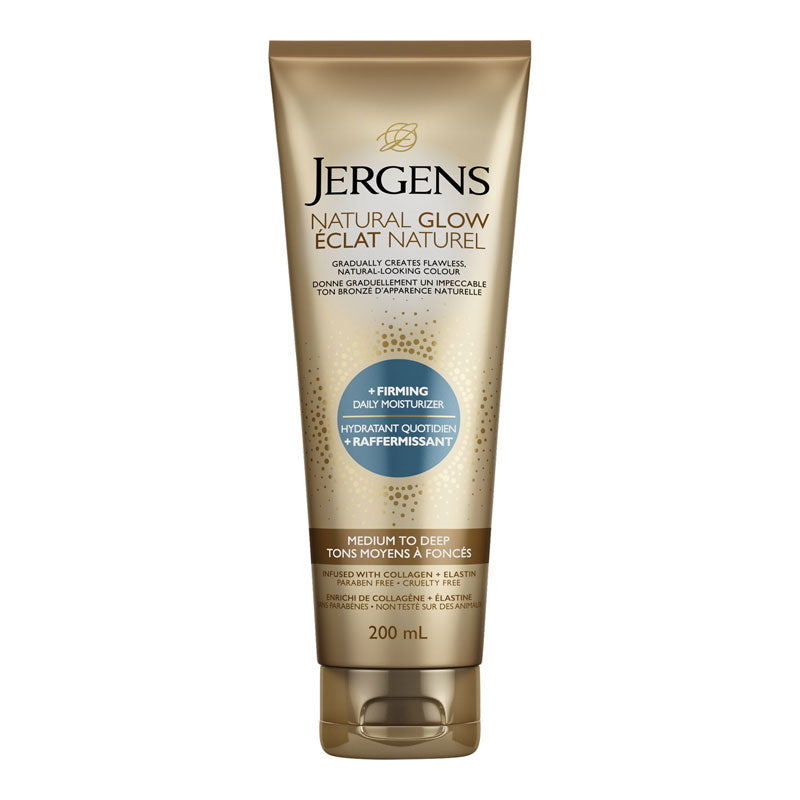 Jergens Natural Glow + Firming Daily Moisturizer - Medium to Deep - 220ml