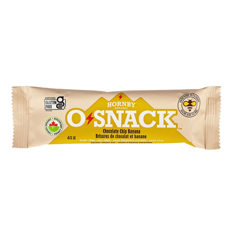 Hornby Organic Osnack Bar - Chocolate Chip Banana - 45g