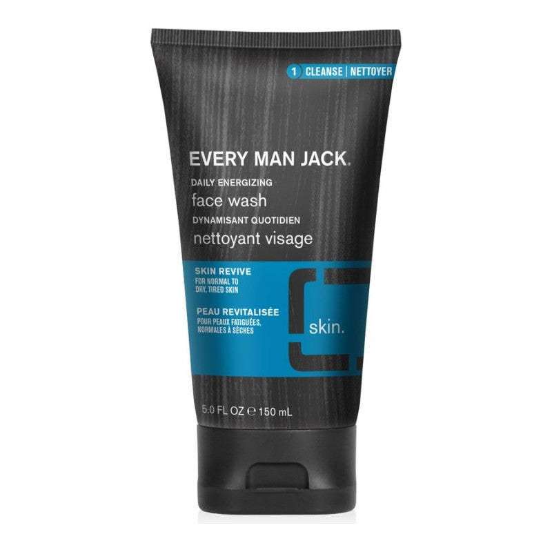 Every Man Jack Daily Energizing Fragrance Free Face Wash for Men - 148ml