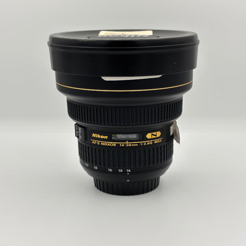 USED: Nikon AF-S NIKKOR 14-24mm f/1:2.8G ED FX Lens - Black - 8/10 - #528523