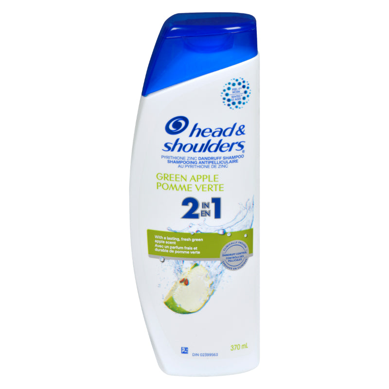 Head & Shoulders 2-In-1 Green Apple Shampoo - 370ml
