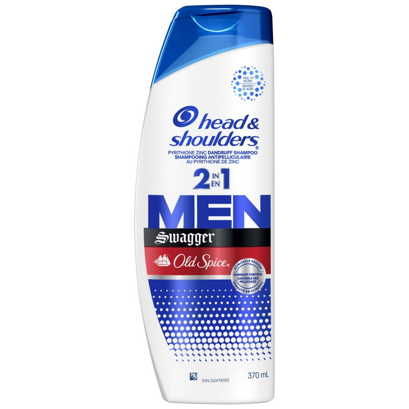 Head & Shoulders 2-in-1 Men Advanced Series Swagger Shampoo - Old Spice - 370ml