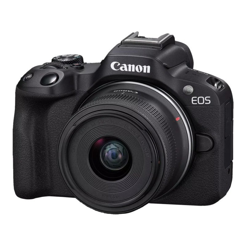 Canon EOS R50 Mirrorless Digital Camera with RF-S18-45mm F4.5-6.3 IS STM Zoom Lens - 5811C012 - Open Box or Display Only