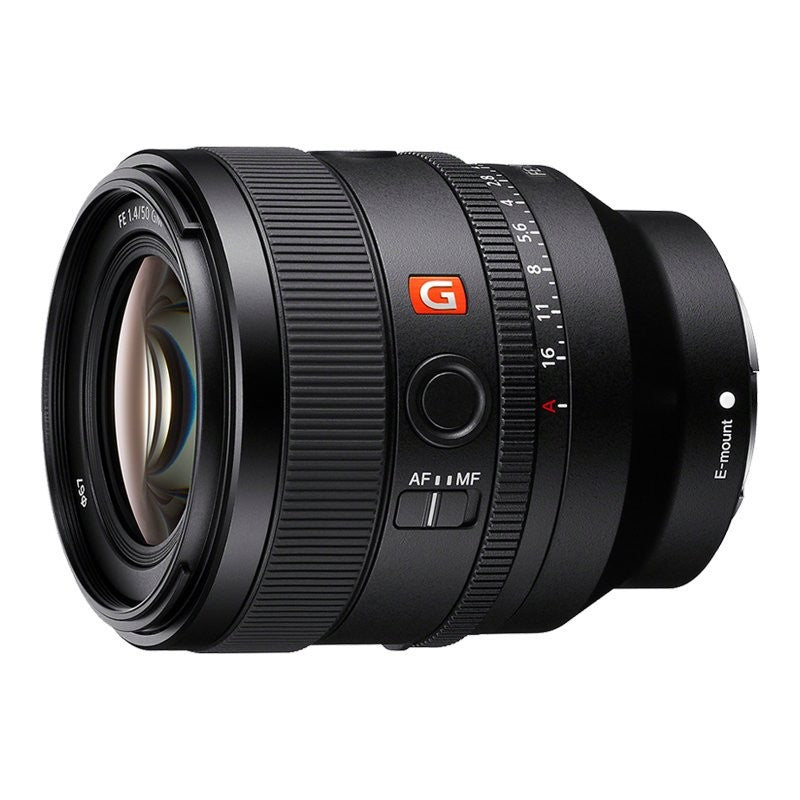 Sony FE 50mm F1.4 GM E-Mount Full Frame G Master Lens - Black - SEL50F14GM