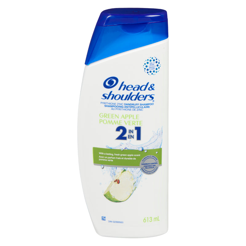 Head & Shoulders 2-In-1 Green Apple Shampoo - 613ml