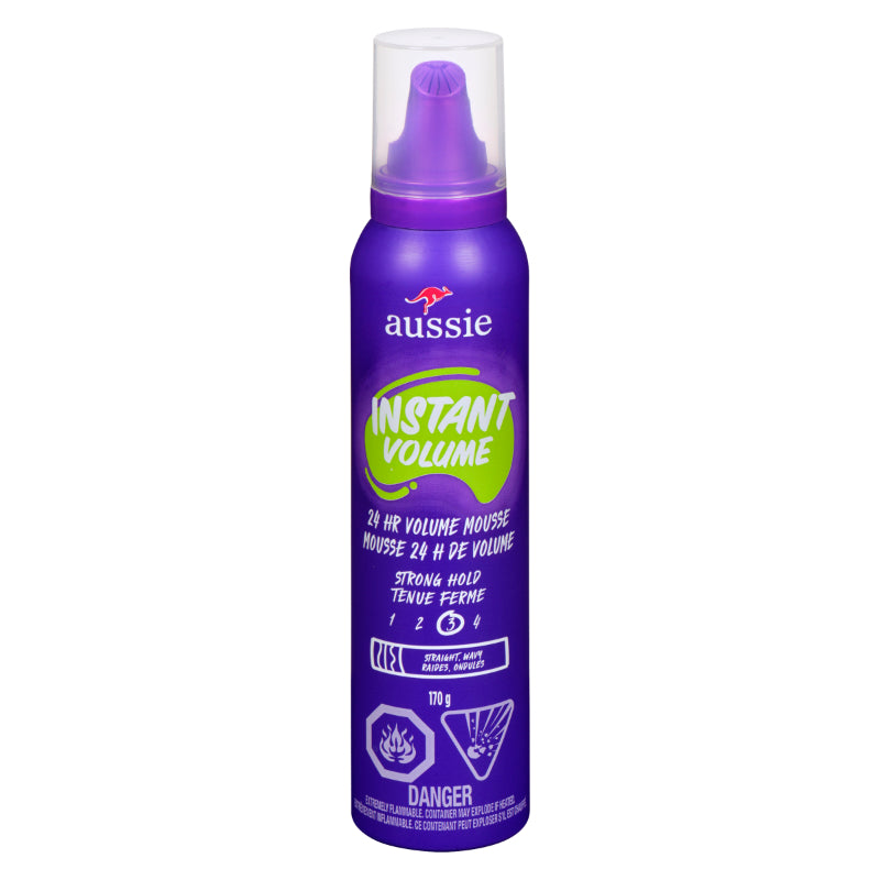 Aussie Instant Volume Mousse - 24-Hour Strong Hold - 170g