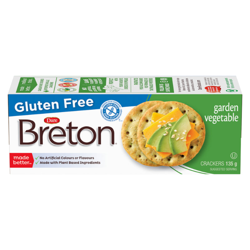 Dare Breton Crackers - Garden Vegetable - 135g