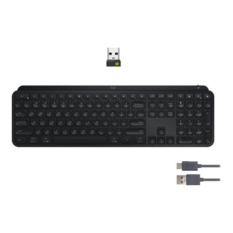 Logitech MX Keys S Wireless Keyboard - Black - 920-011406