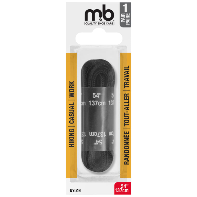 Moneysworth and Best Sport Oval Lace - Black - 54 inch