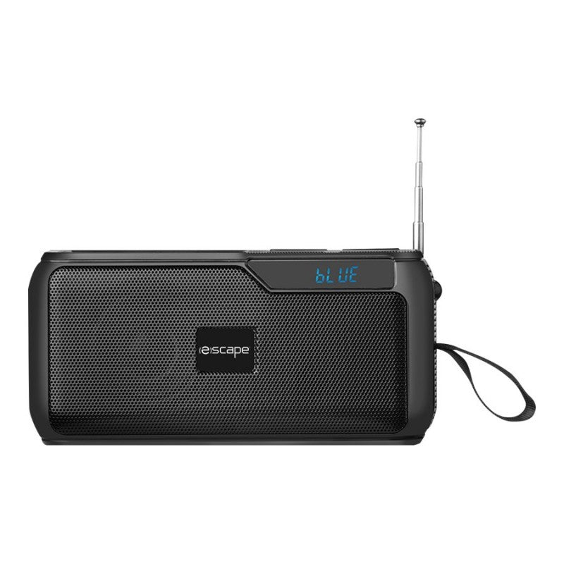 Escape Portable Solar Bluetooth Speaker - Black - SPBT3637 - Open Box or Display Models Only