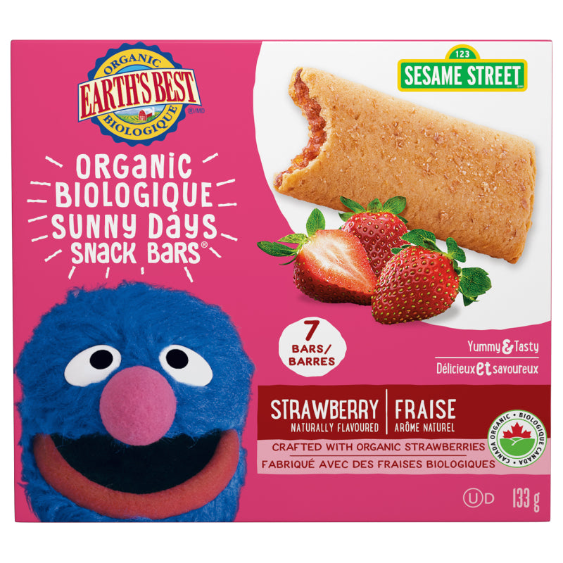 Earth's Best Organic Sunny Day Snack Bars - 133g
