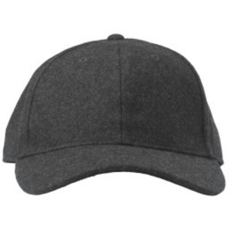 Kennth Cole Reaction Melton Baseball Beanie - Charcoal - One Size