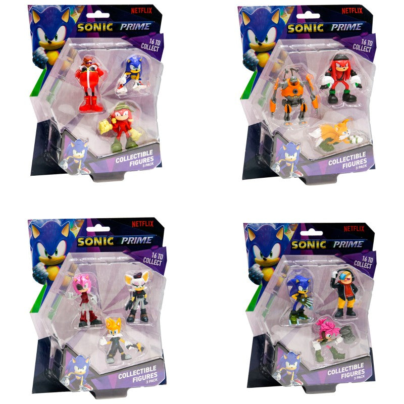 Sonic Figures Blister - 3pack - Assorted