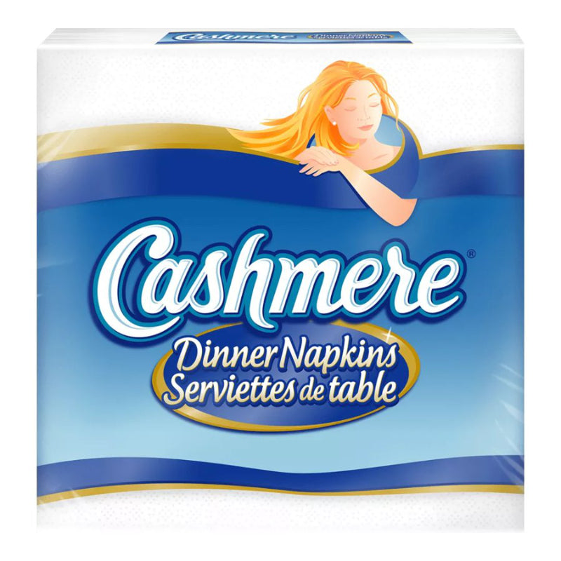Cashmere Dinner Napkins - White - 50's