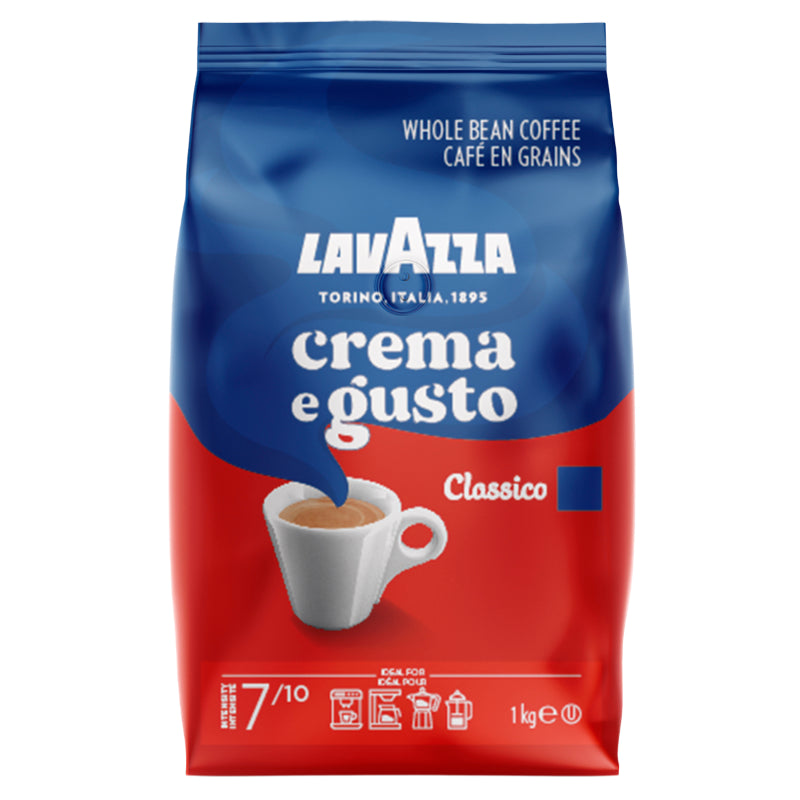 Lavazza Crema e Gusto - Whole Bean Coffee - 1kg