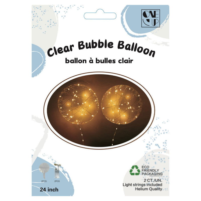 Bubble Balloon - Clear - 24in